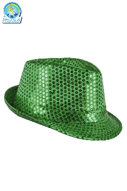 CAPPELLO PAILLETTES VERDE